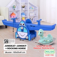 MOLION Mainan Anak Jungkat Jungkit Seesaw Kuda Kudaan Jungkat Jungkit Prosotan HDPE 001-M1506