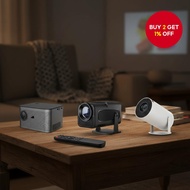 Remote Control Compatible with Mini Projector Models: Magcubic HY300, HY320, HY300 PRO  Alat Kawalan