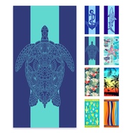 Microfiber Beach Towel Water Absorption Quick-drying Large Towel Foreign Trade Active Printing Swimm
