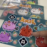 (3 Packs) Axie Infinity Stickers 3.6"x5.5" - Die Cut, Waterproof Vinyl Sticker