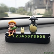 Cute My Neighbor Totoro Xiaomei Cartoon Car Luminous Temporary Parking Number Plate High Temperature