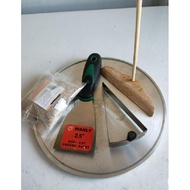 25cm crepe pan, complete semi-automatic crepe pan