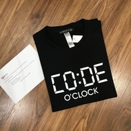 Code clock t-shirt