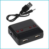 UTAKEE 3 7V 500mAh Lipo  4 in 1 USB Charger For Wltoys WL Tech RC Helicopter