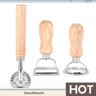 3Piece Ravioli Pasta Cutter Set, Ravioli Stamp Maker with Wooden Handle Ravioli Cutter Ravioli Maker
