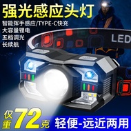 A ai2LED Ultra-Long Battery Life Headlight USB Charging Outdoor Night Fishing Headlight Long-Range S