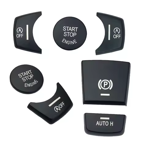 ABS Electronic Hand Brake P Button Start Stop Engine Decoration Cover for BMW F10 F07 F01 X3 F25 X4 