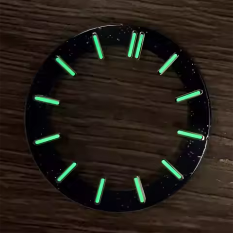 31.8MM/ 27mm Skeleton Starry Sky Dial Green Luminous Dial For NH70 Movement Watch Replacement Parts