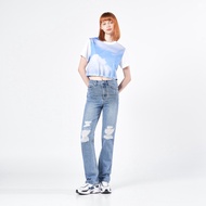 [acme de la vie] DENIM PANTS 100％ Authentic DESTROYED WASHING STRAIGHT DENIM PANTS ADLV