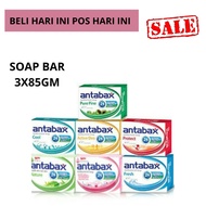 ANTABAX BAR SOAP 3X85G-SABUN BUKU/SABUN MANDI/SHOWER BATH/BODY WASH/BAR SOAP