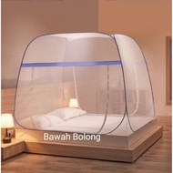 Kelambu Lipat Untuk Keluarga Kelambu Kasur Kelambu Lipat Kelambu Tidur Dewasa Bawah bolong Pinggiran