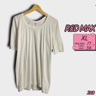 T-shirt Red Max Size XL