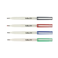 Artline 210 Medium 0.6mm Fineliner Pen | Black Red Blue Green | Home Office School Stationery