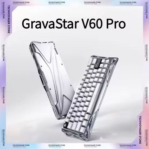 GravaStar V60 Pro Magnetic Switch Mechanical Keyboard Low Delay All-aluminum Custom Wired Gaming Key