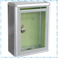 (WTQA) Small Lockable Proposal Box Metal Proposal Box Wall Mounted Home Office with Lock and Key