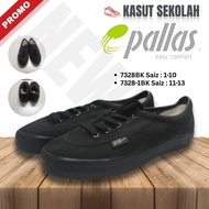 PALLAS JAZZZ 7328BK- LO CUT SHOE BLACK SHOE-KASUT HITAM PALLAS