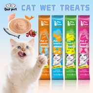 Cat Treat Cat Snack Cat Stick Wet Food Makanan Kucing Basah Snek Kucing 猫条 猫零食