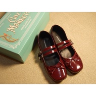 [PRELOVED] Cozymarkets - FREJA TWO TONE SHOES (Glossy Burgundy)
