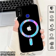 Softcase VIVO Y91 Y93 Y95hp - Case VIVO Y91 Y93 Y95 Magsafe Logo Motif - Casing hp - VIVO Y91 Silico