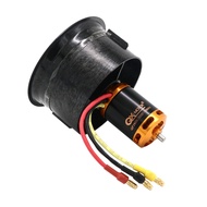 QX-MOTOR DIY Drone 64mm EDF Set 2822 Motor with 12 Blades Duct Fan for FMS RC Airplane Parts