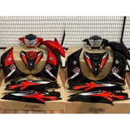 COVERSET LC135 V4-V7 MSI RED - BLACK.RED , BLACK