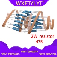 20pcs 47 ohm 2W 47R Metal film resistor