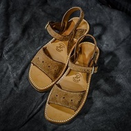Leather Sandals 復刻法軍公發皮革涼鞋-黃棕