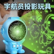 Flashlight Projector Astronaut Early Education Astronaut Electric Children Night Light Cartoon Proje