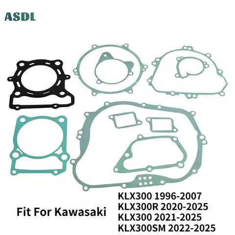 Motorcycle Full Cylinder Head Overhaul Gasket Mat Pad for Kawasaki KLX300 KLX300R KLX 300 KLX300SM 1