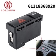 61318368920 Hazard Emergency Flasher Light Switch Warning Button with Central Lock For BMW 3 Series 