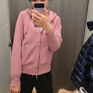 2024 UNIQLO Youjia 2022เสื้อโค้ทตัวสั้นมีฮู้ดเสื้อกันหนาวไหมพรมลำลองแนวสปอร์ตสำหรับครอบครัว444543ใหม