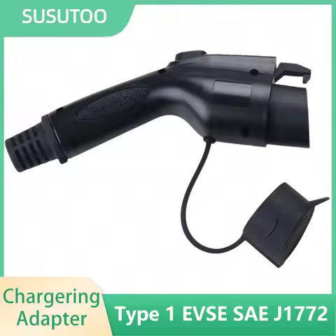 Ev Charger Plug Adapter Type 1 EVSE SAE J1772 Convertor 16A 3.6kw 32A 7.2kw Electric Car Vehicle Soc
