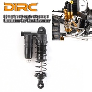D1RC RC Car Shock Absorber 80mm True Negative Pressure Simulation Car for SCX10 Crawler Car Shock Ab