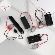 XOITR 130 Motor Kit With 2x Battery Storage Case And Switch 16500 RPM Mini Student DIY Electronic Mo