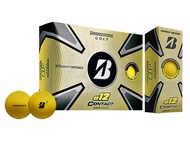 BRIDGESTONE e12 CONTACT GOLF BALL (12PCS) - MATTE YELLOW