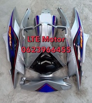 ชุดสี เฟรม รถ มีโอ Yamaha MX 115 mio 2 ตา รถปี 2009-2010 สีเทา พร้อมติดลายตามรูป