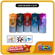 Card Reader 4 Slots All in One 1-4 Memory