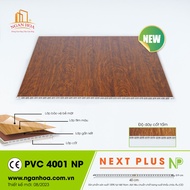 Ngan Hoa PVC ceiling and wall panels 40 NP