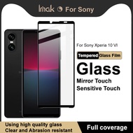 Imak Sony Xperia 10 VI Tempered Glass Xperia10 Mark 6 Full Glue Cover Screen Protector Protective Fi