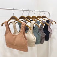 ** 32wardrobe-Pit Strip Basic Vest Cute 6702