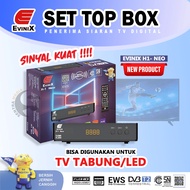 SET TOP BOX TERMURAH!!! STB EVINIX H1 NEO & STB EVINIX MAX BODY METALPENERIMA SIARAN TV DIGITAL DVB-