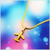 Airplane necklace for women airplane pendant kwintas for women stainless gold plate necklace women