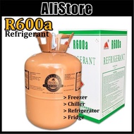 ALi JINLAIER R600a Refrigerant Gas 6.5KG, High Purity Gas Refill untuk Freezer Fridge Chiller Peti S