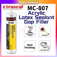 X'TRASEAL MC-807 Acrylic Latex Sealant Gap Filler / Silicone Sealant / Gap Sealant - 1 Pcs