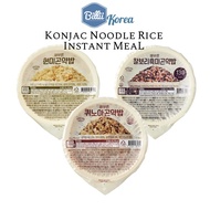 Konjac Noodle Rice Instant Meal Keto Low Calories Low Carbs 3Flavor Quinoa Glutinous Barley Black Rice Brown Rice