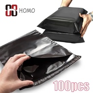 100pcs Express Bag High Quality Mail Envelope Package Bag Black Multi-Mail Shipping Bag
