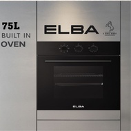 ELBA 75L BUILT-IN OVEN  65L EBO-N6770(BK) 7 FUNCTION Oven Besar Ketuhar Besar Eletrik Dapur