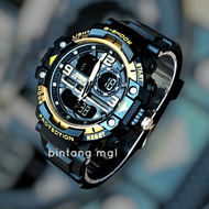 JAM TANGAN PRIA CASIO G SHOCK TERBARU DUAL TIME AKTIF DIGITAL DAN ANALOG