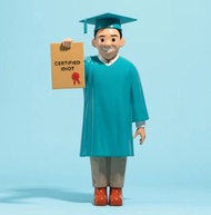 Joan Cornella / 限量 " CERTIFIED IDIOT " art toy figure 公仔