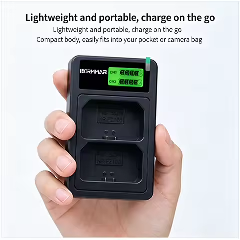 NP-FZ100 NP FZ100 NPFZ100 camera Battery LCD Dual Charger for Sony Alpha 9 A9 9R A9R 9S A9S A7RIII A